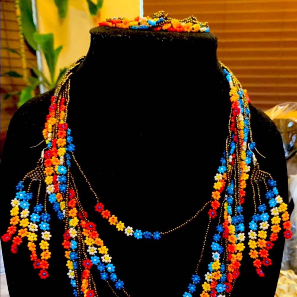 Hand Crafted Multiple Color Necklace